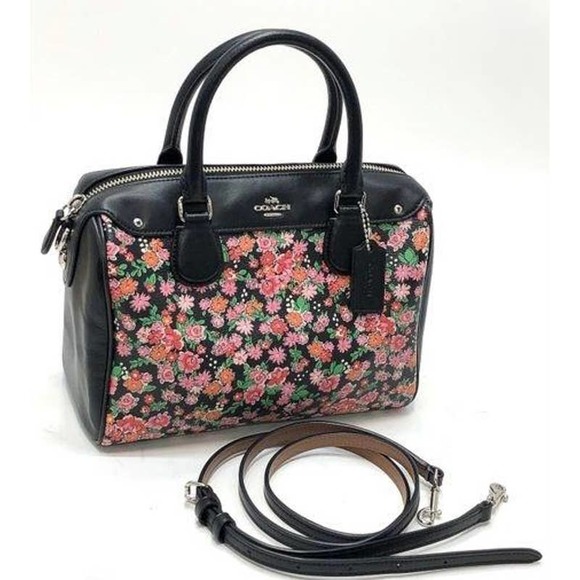 Coach Handbags - Coach Mini Bennett Floral/Posey Sachel Handbag